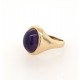Pre Owned 9ct Amethyst Signet Ring ZX939